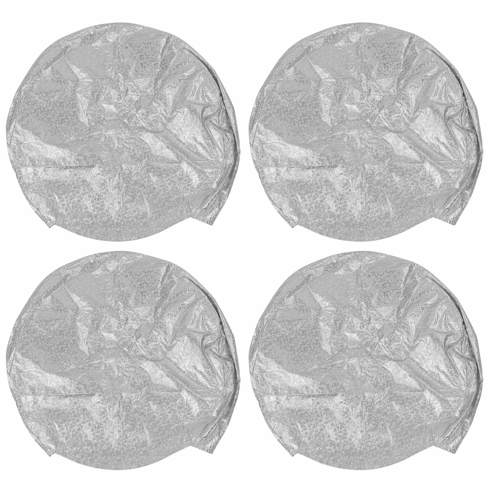 Bolsas para neumáticos, 4 Piezas Cubierta de neumáticos Película de Aluminio Impermeable Protector Funda de neumáticos Anti-UV para automóviles, Camiones, vehículos recreativos Rueda (27-29 Pulgadas)
