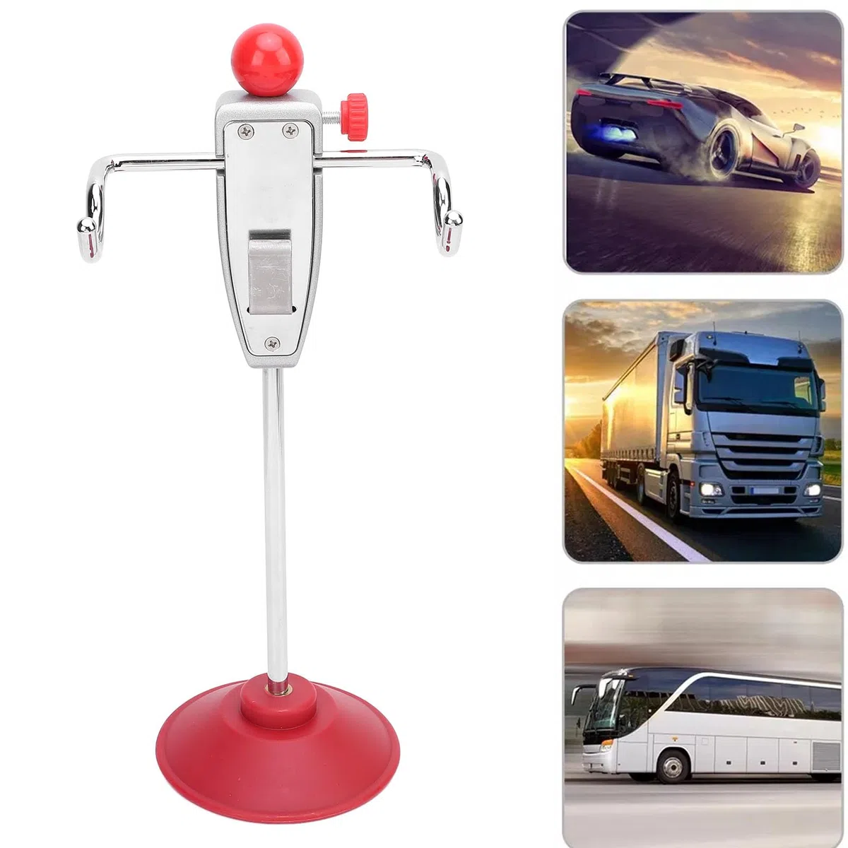 aqxreight Soporte para Volante de 14,5 Pulgadas Herramienta de Alineación de Dirección de Automóvil de Ajuste Universal Ajustable de Alta Resistencia para Automóviles y Camiones