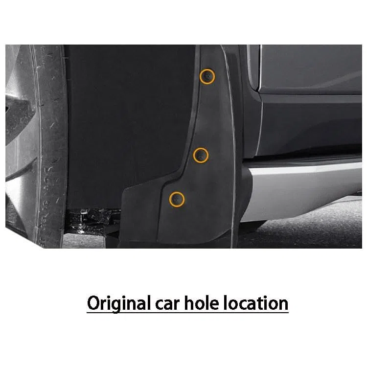 4 pcs Auto Faldillas antibarro para Toyota Hilux Vigo Revo 2015-2021, Guardabarros Delantero Trasero, Protectores de Salpicaduras Accesorios