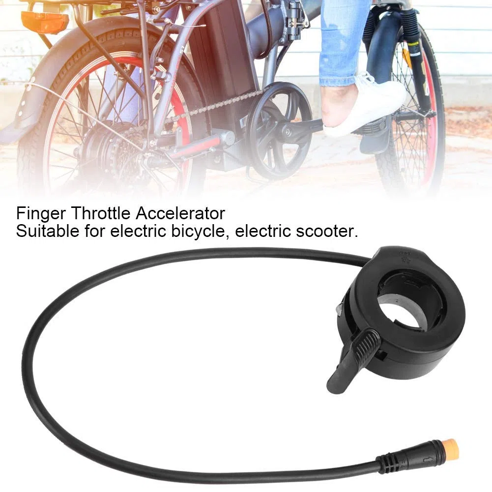 Alomejor - Acelerador de Dedo para Control de Velocidad con Conector Impermeable para Scooters eléctricos
