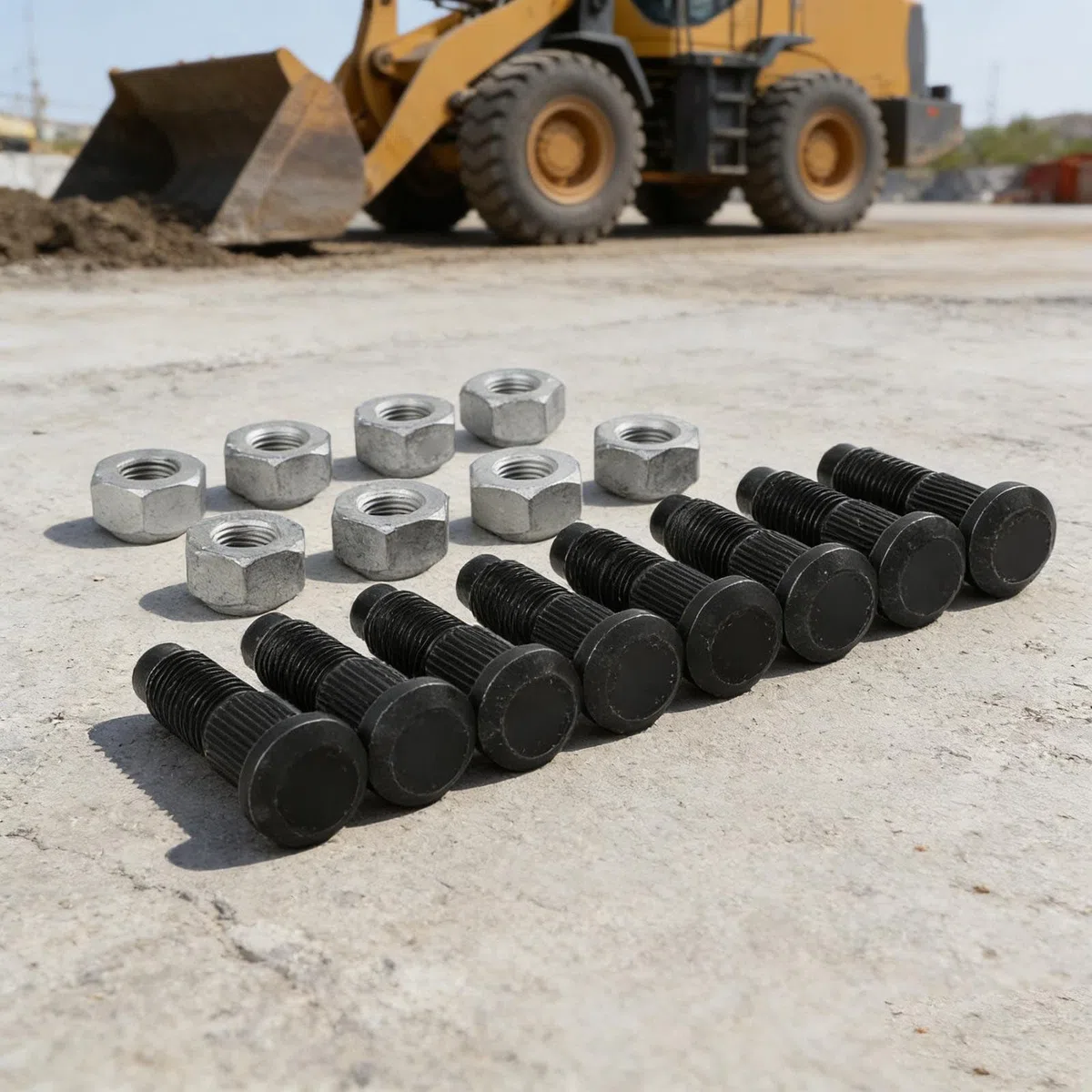 Kit de tuercas de perno de rueda 6709170 6564669 de metal fácil de instalar para Bobcat S770 S76 S570 S130 643 632 751 753 763 773 863