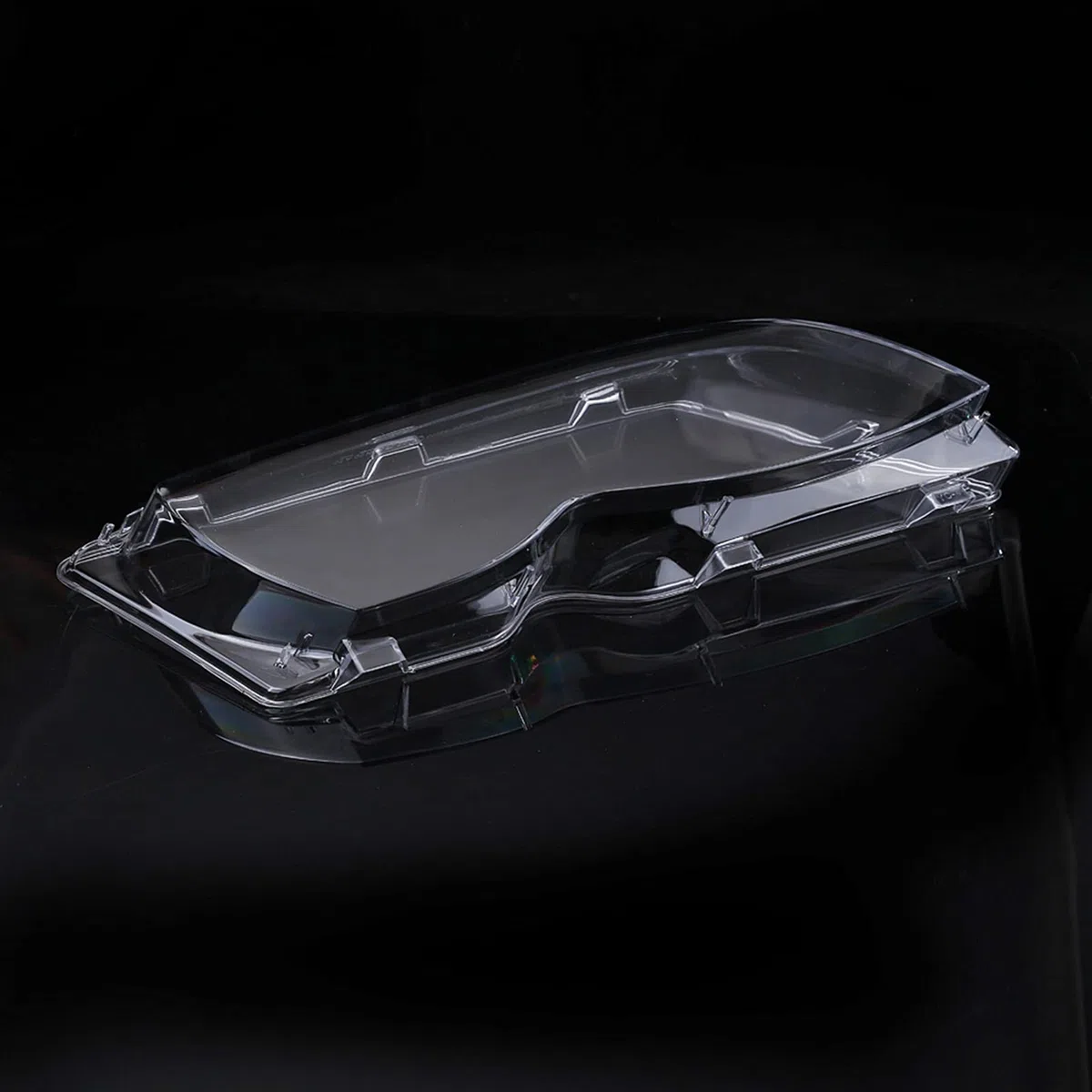 Ejoyous 1 Par de Cubiertas de Cristal para Faros Delanteros de Coche Izquierdo Y Derecho para E46 4D 320i/325i/325xi/330i/330xi 02-05 63126924043 63126924044