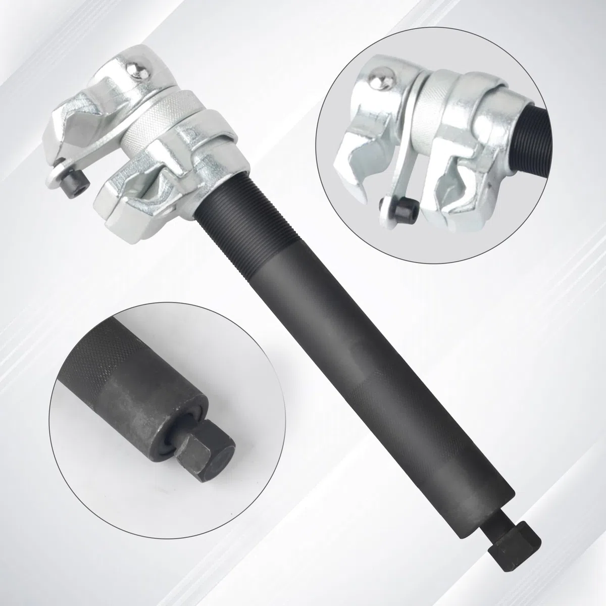 3 piezas de herramienta de compresor de resorte de bobina de puntal automotriz resistente