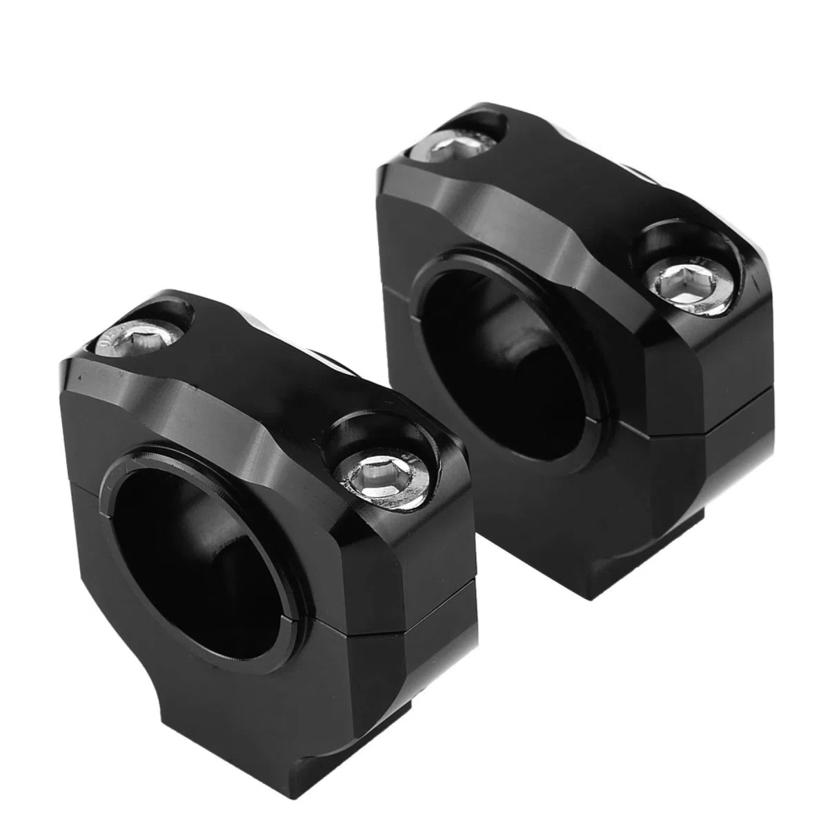 Yctze para abrazadera de manillar moto 1 pulgada torretas manillar 28mm Elevador de barra elevadora de abrazadera de montaje de manillar de motocicleta universal de aleación de aluminio 28 mmabrazad