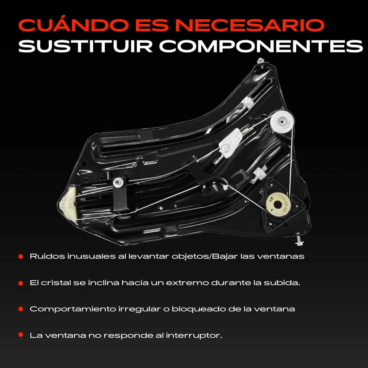 Frankberg Elevalunas Mecanismo elevalunas Eléctrico sin Motor Trasero derecho Sin placa 2-Puerta Compatible con Min.i cabrio R57 Min.i cabrio R52 Replace# 51377111018