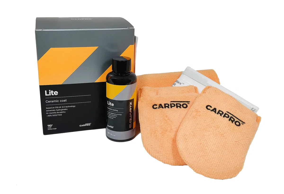 C.Quartz Lite – Kit de versión incluye almohadillas de aplicación y paño – Revestimiento de cerámica 9H para principiantes