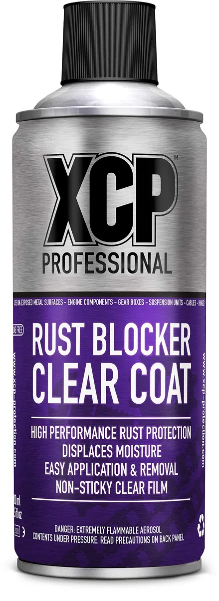 XCP Rust Blocker CLEAR COAT - Spray protector antióxido de alto rendimiento de 400 ml, aerosol