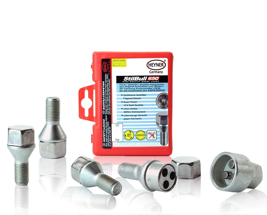 Tuercas de bloqueo de rueda HEYNER M12x1,5 pernos VAUASH [I3]