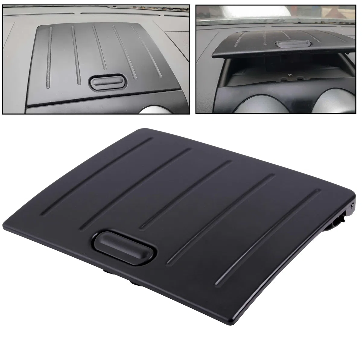 INLY Tapa de la guantera Tapa del cuadro de instrumentos negro compatible con Ford Fusion 2N11-N20164-AFZHGT, 1337689, 2N11-N20164-A (2002-2012)