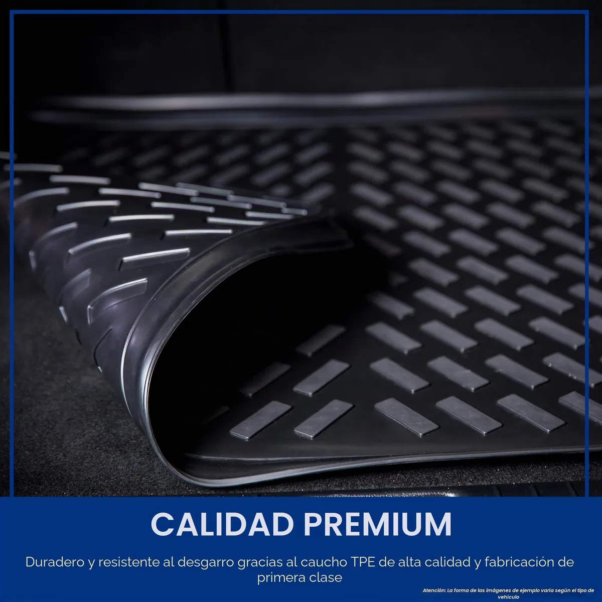 ELMASLINE 3D Bandeja de Maletero para Dacia Jogger 2022-2026 | Protector de Maletero a Medida | Borde Extra Alto