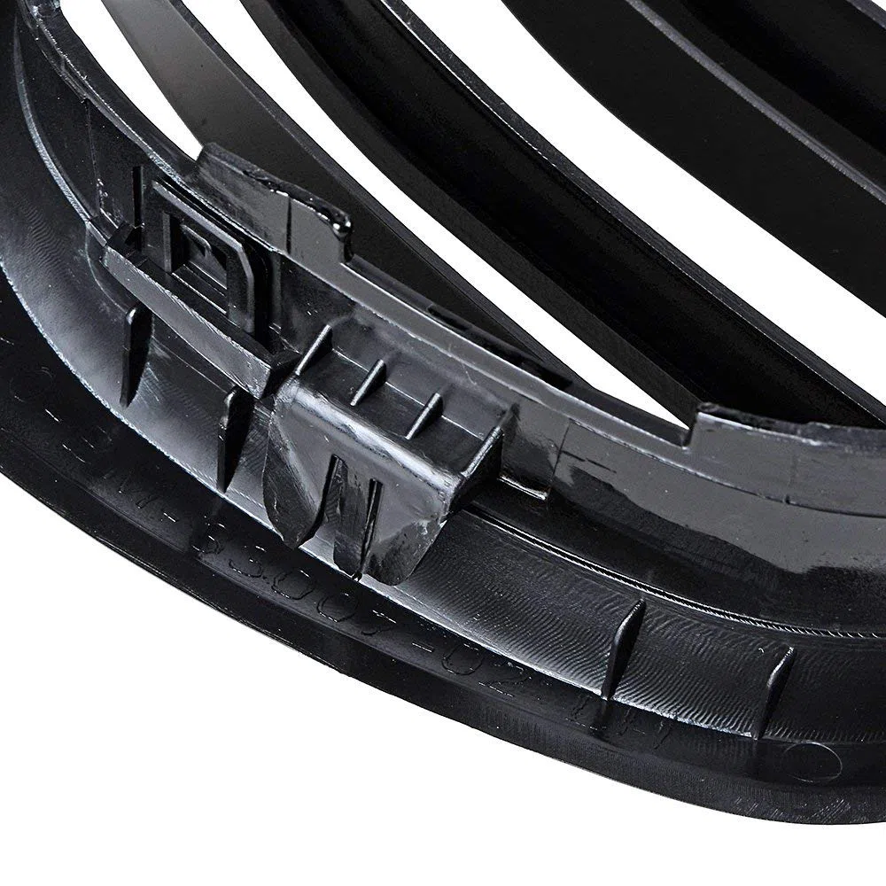 Rejilla negra para BMW E39 Serie 5 M5 1999-2003, plástico ABS, JK129, repuesto, clip