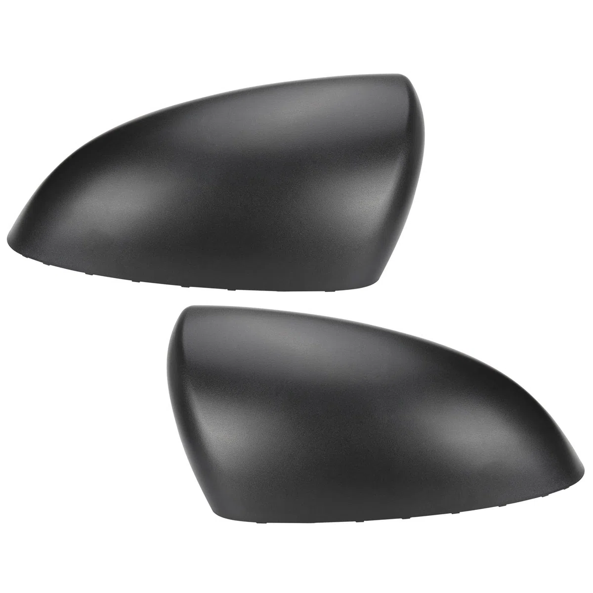Par de cubiertas de retrovisores de repuesto para Nissan Qashqai 2007-2014, tapa de carcasa de espejo retrovisor izquierdo y derecho (negro)