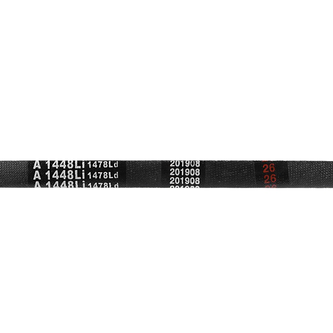 sourcing map A1448/A57 Trapezoidal Correas 57" Interior Circunferencia, A-Sección Caucho Transmisión Correa 2uds