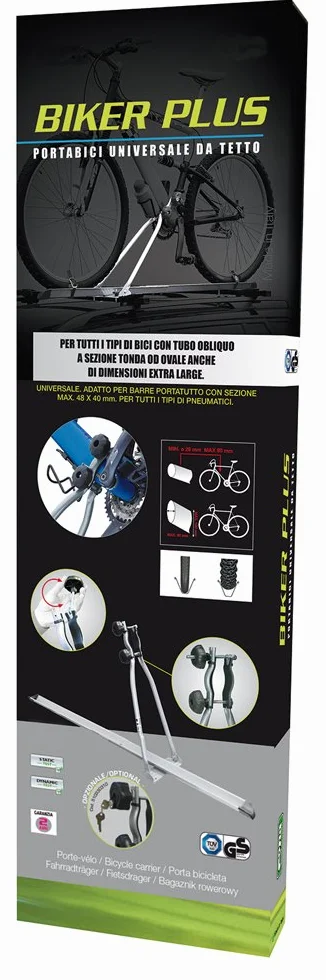 Cora - Portabicicletas de Techo Biker Plus - Universal - Modelo n.000502100