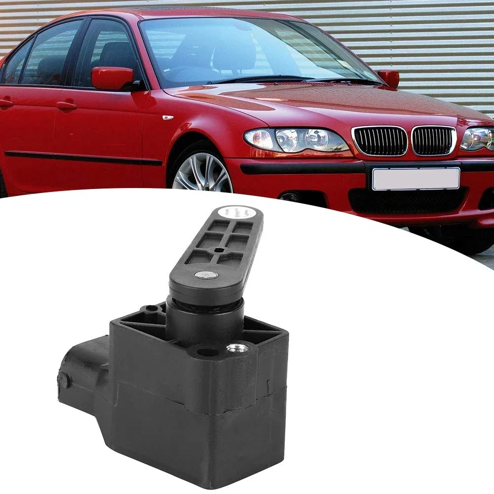 Sensor de altura 37146784697 Sensor de altitud Nivel de suspensión neumática Sensor de ayuda al coche en ABS negro para serie 3 5 7 X3 X5 Z4 1998-2011