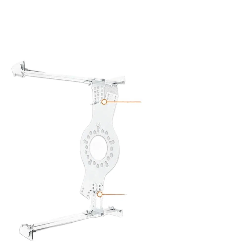 Herramienta de montaje de ruedas, maqueta de medición de prueba de ajuste de tamaño de neumático, compatible con patrón de 5 orejetas