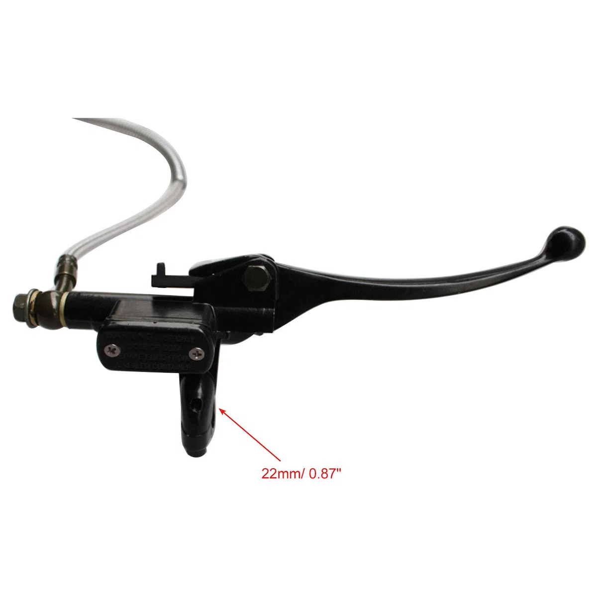 WOOSTAR Pinza Disco Freno Delantero Moto Palanca de Freno Reemplazo para 2 Tiempos 43cc 47cc 49cc Mini Pocket Bike Dirt Bike Mini Chopper Scooter