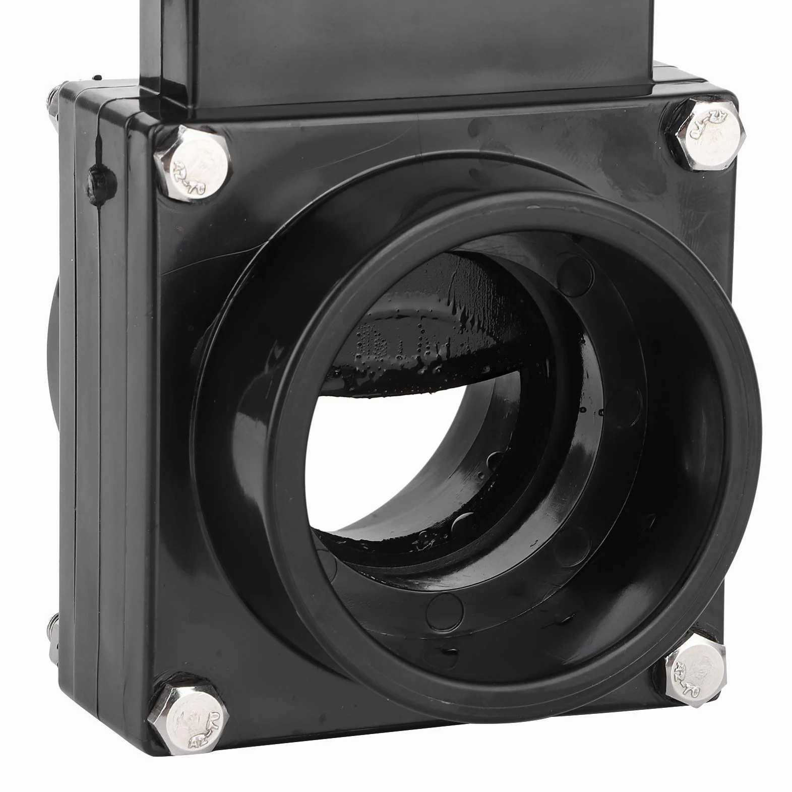 Válvula de residuos, válvula de drenaje RV de 50 mm, válvula de ABS de alcantarillado de residuos, para accesorios al aire libre para caravana
