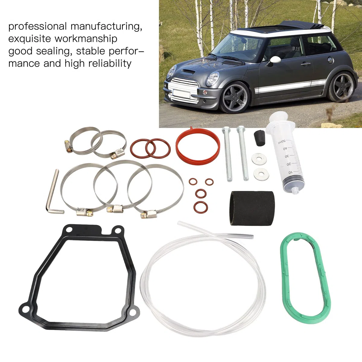 23pcs Kit de servicio sobrealimentador Accesorios de automóviles Reemplazo de S R53 R52 JCW GP