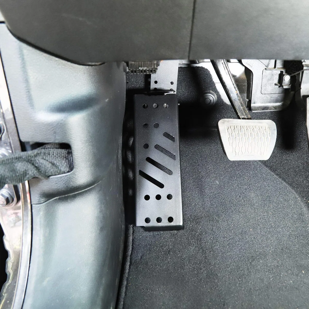 JeCar Reposapiés de pedal muerto de acero para Jeep Wrangler 2018-2021 Jeep Wrangler JL JLU, negro