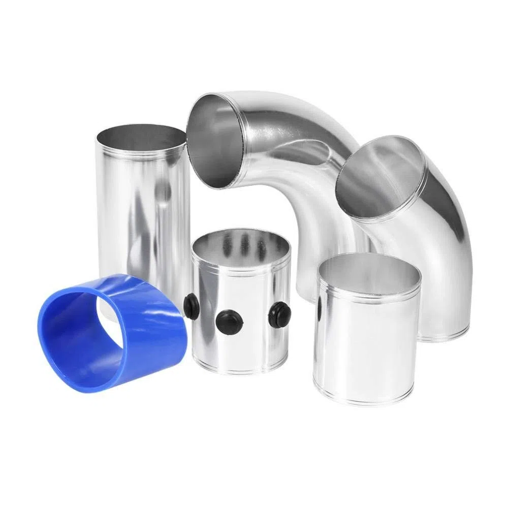 Universal Tubos de Montaje del Filtro de Aire del Coche Kit de Admisión de Alto Flujo de Inducción Conjunto de Aleación de Aluminio
