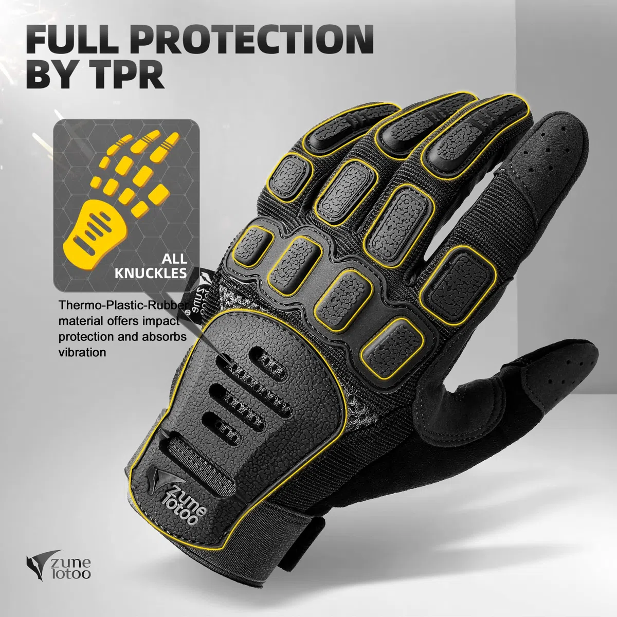 Zune Lotoo Guantes Tácticos Militar, Guantes Airsoft Compatibles con Pantalla Táctil para Hombre Mujer, Guantes Moto Verano Transpirables y Amortiguadores para Paintball Airsoft Motocross