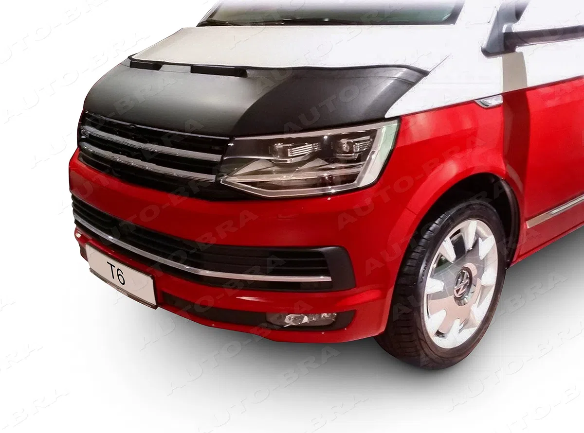 AB-00507 Auto Bra Protector del Capo Compatible con VW Volkswagen T6 2015- Multivan Transporter CARAVELLE Bonnet Bra Tuning