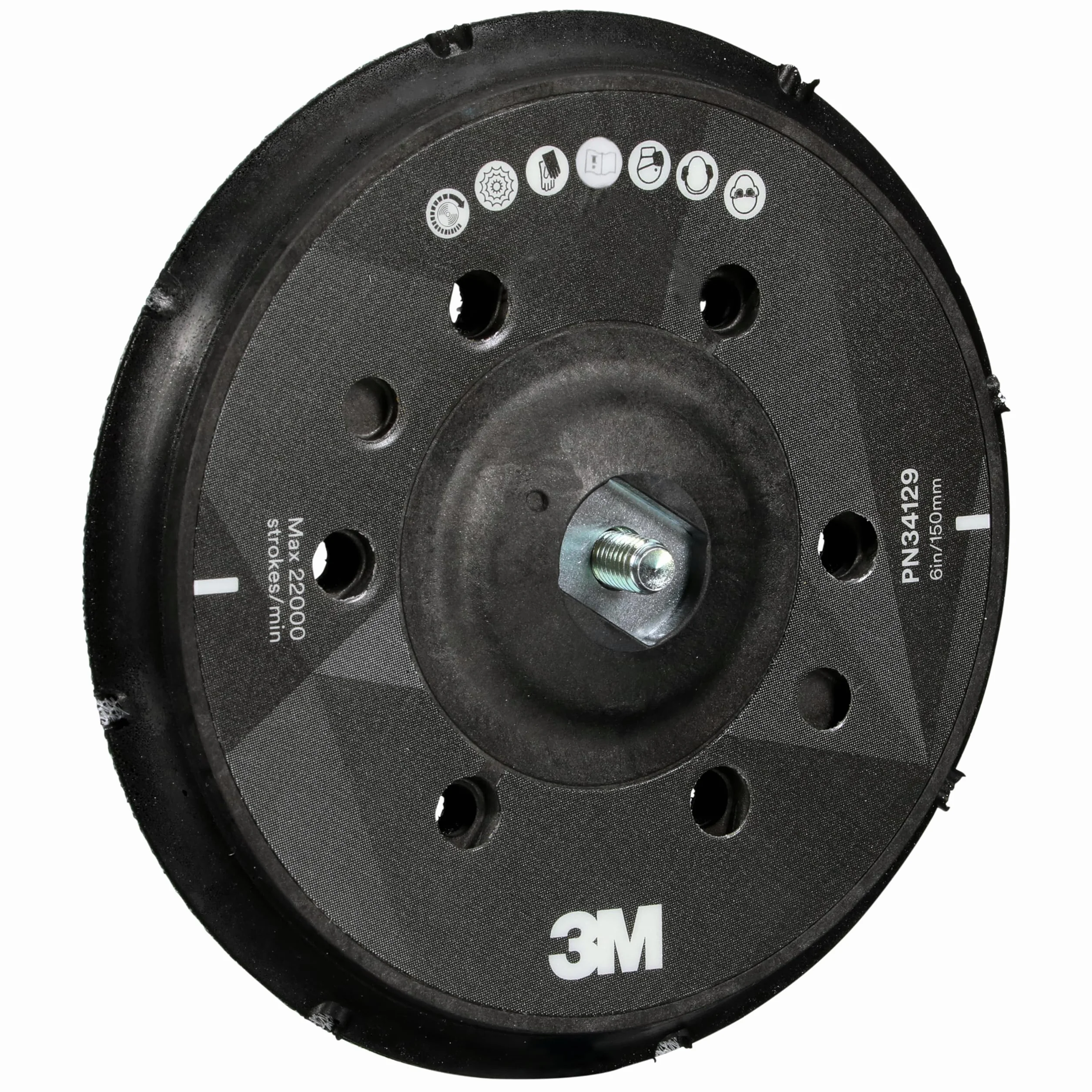 3M Perfect-It Plato soporte para pulidora rotorbital, 150 mm, 34129