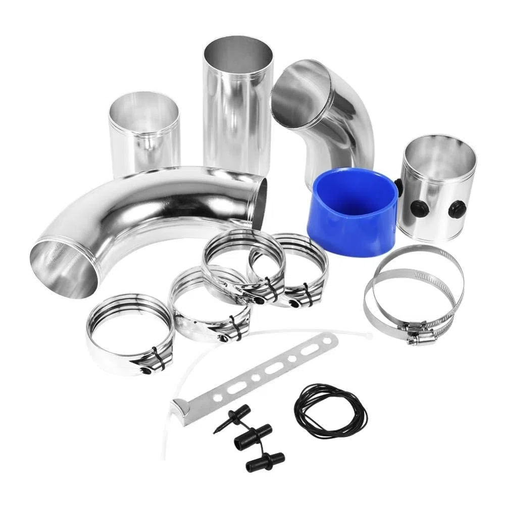 Universal Tubos de Montaje del Filtro de Aire del Coche Kit de Admisión de Alto Flujo de Inducción Conjunto de Aleación de Aluminio