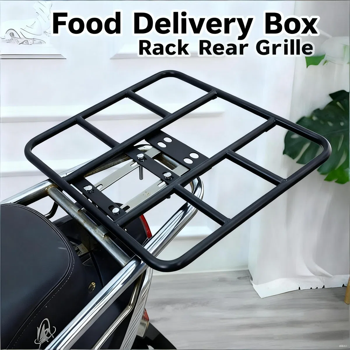 Akozon 80kg de Carga de Entrega de Alimentos Caja Soporte Universal para Bicicleta Eléctrica de la Motocicleta (-1615220015615)