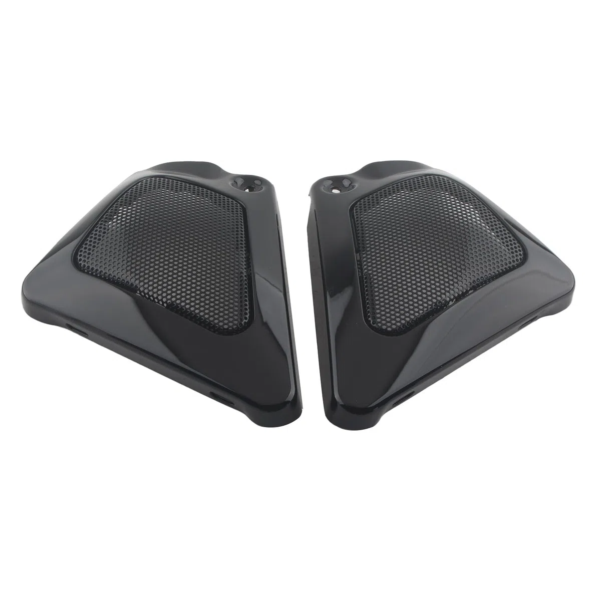 2 protectores de tapa lateral izquierda y derecha para marco de caja de aire negro para Harley V-Rod VRSCA VRSCB 2002-2006