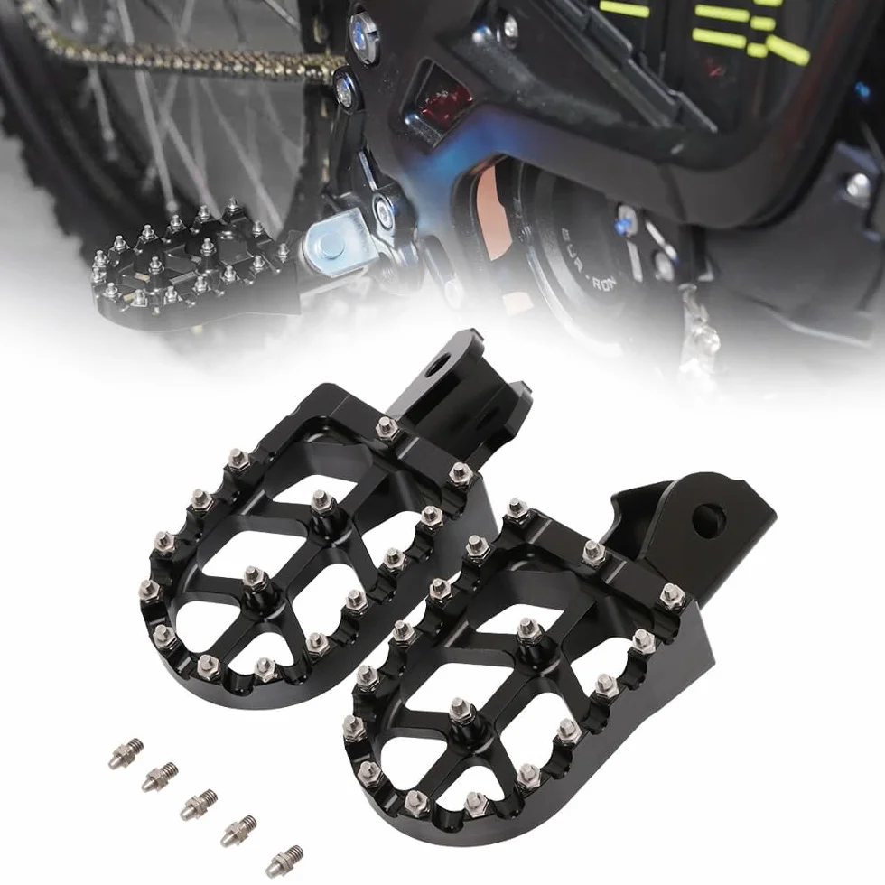 1 Par Estriberas Moto para Ducati Scrambler Desert Sled 2017-Present, Reposapiés de Motocross Pedales de Carreras Antideslizantes Accesorios de Repuesto Moto Kit