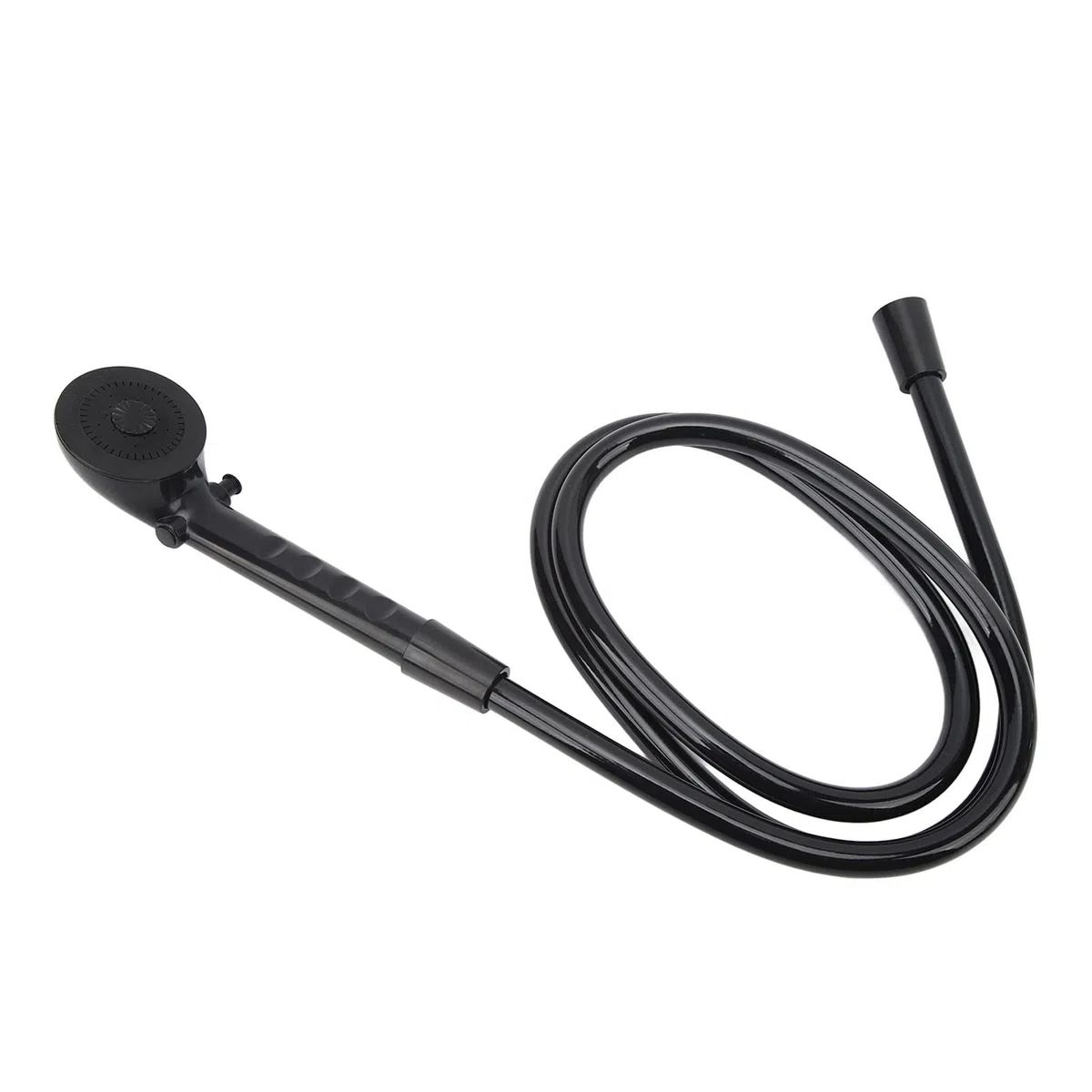Aramox Camper Cabezal de Ducha de Mano para RV Camper Van Remolque de Viaje Motorhom, Juego de Ducha de Mano Manguera de 1,5 M Cabezal de Ducha de 3 Posiciones (Negro)