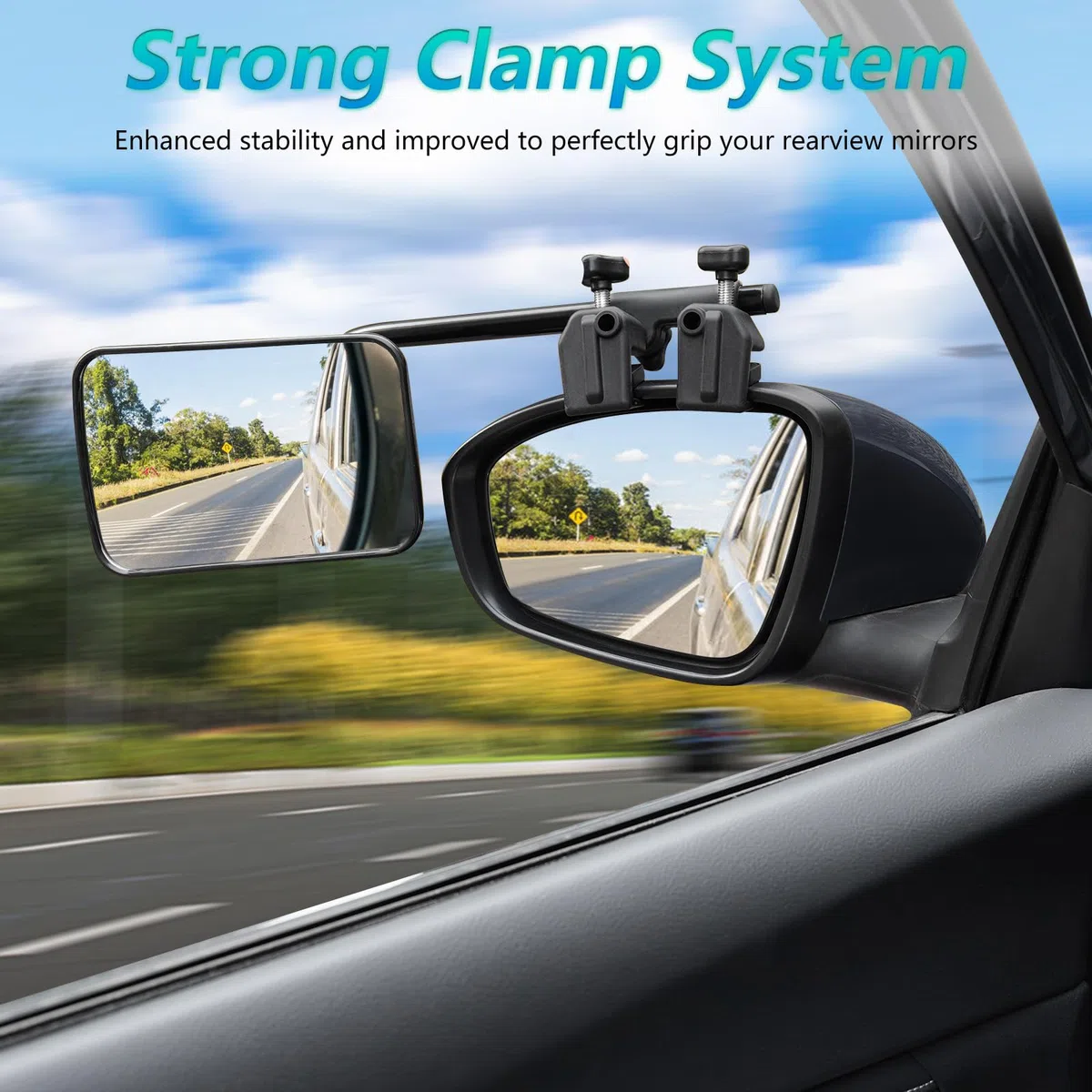 2 Pack Retrovisor Caravana, Orifesio Retrovisores Caravana Ajustable, Espejos Caravana Coche, Retrovisores Caravana Coche, Espejo para Caravana Universal, Espejo Exteriores Caravana