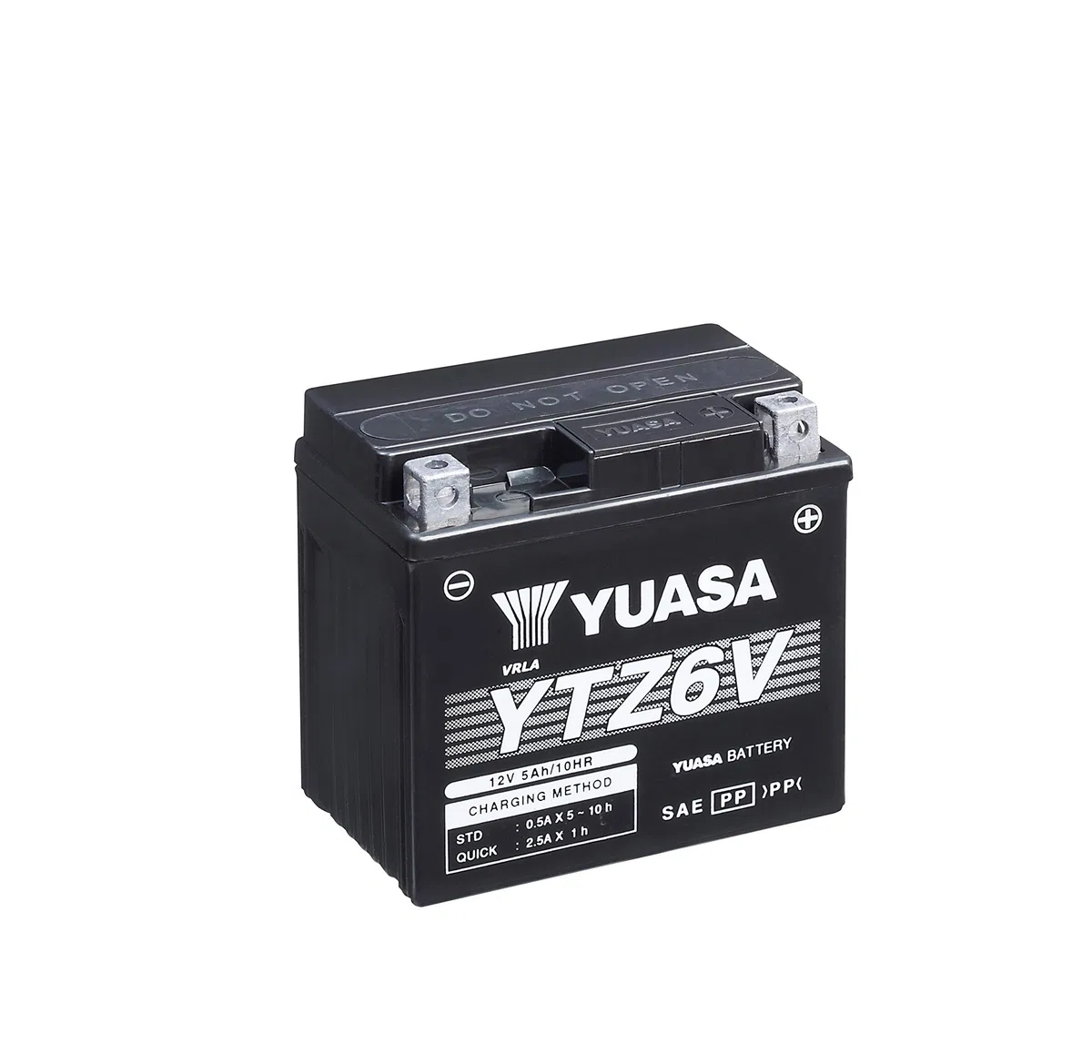 Yuasa YTZ6V 12V 90 CCA Batería de moto AGM libre de mantenimiento de alto rendimiento