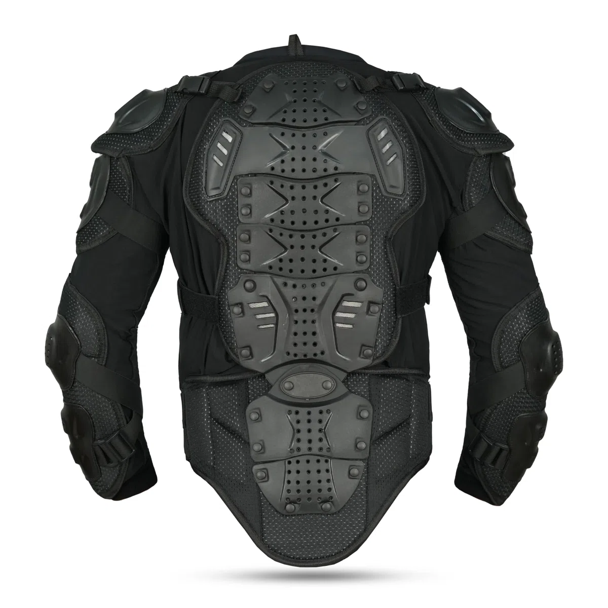 Leatherick Chaqueta protectora para motociclistas: armadura completa con protector de pecho para hombres y mujeres. Ideal para motocross, cuatrimotos y otras actividades todoterreno. Equipada para mot