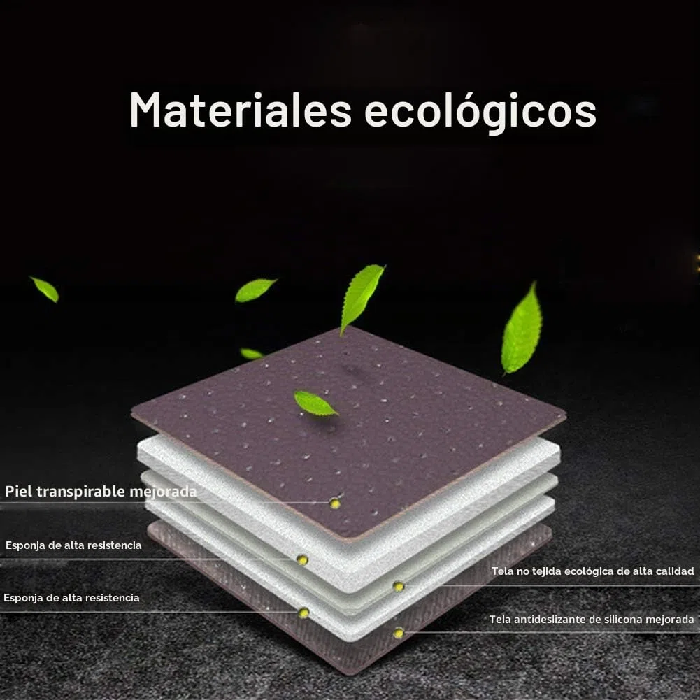 Fundas Coche Asientos Universales, Interior de Lujo del Coche Protectors de Asiento Delantero, Súper Transpirable Cuero Bambú Carbón,20.5 * 20.1 '' (2 Paquetes,Beige)