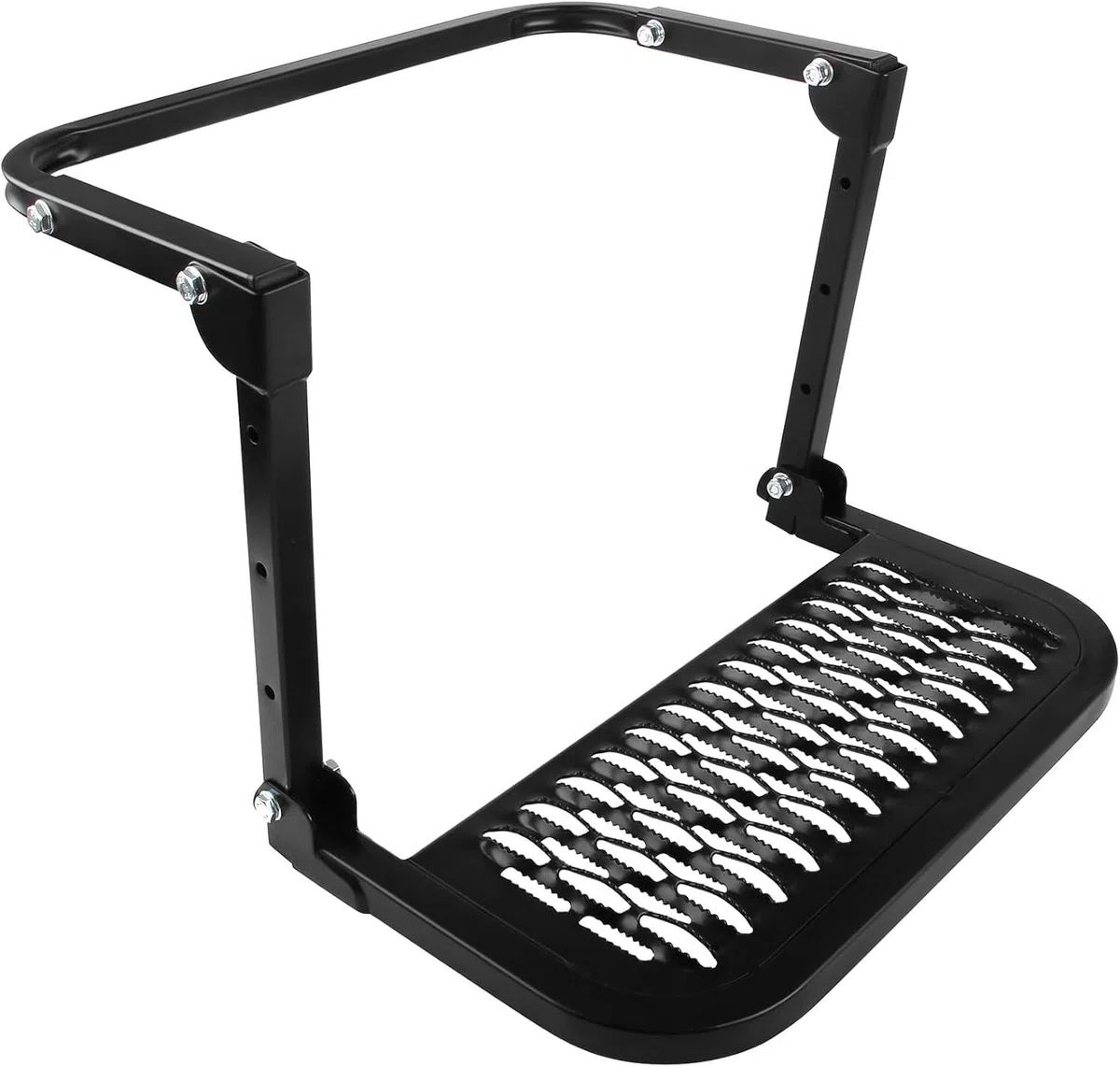 Peldaño antideslizante plegable para camiones, SUV y autocaravanas. Montaje de neumáticos ajustable, resistente, se adapta a la mayoría de neumáticos de 23 a 33 cm y hasta 150 kg
