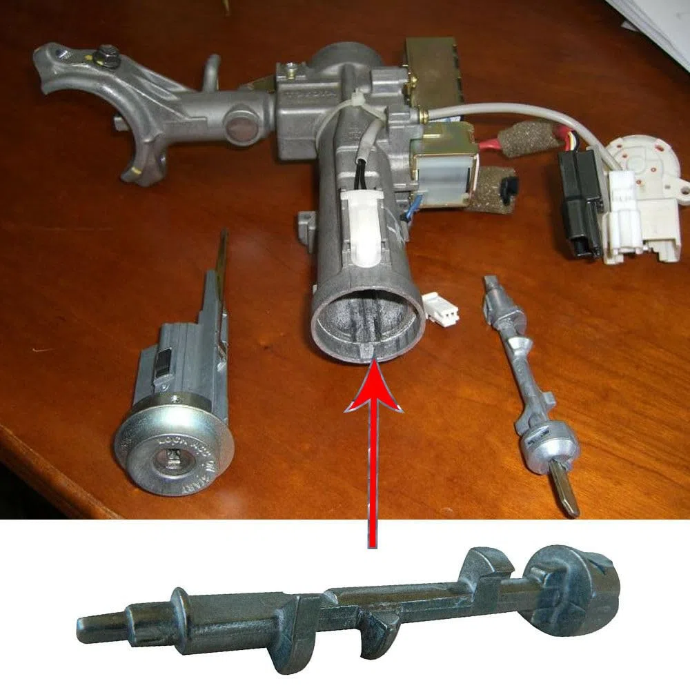 EJE REPARACION CERRADURA VOLANTE BLOQUEO DIRECCION LAND CRUISER (120)(2002-2009) 4528060550 4528060560 45280-60550 45280-60560 2057A