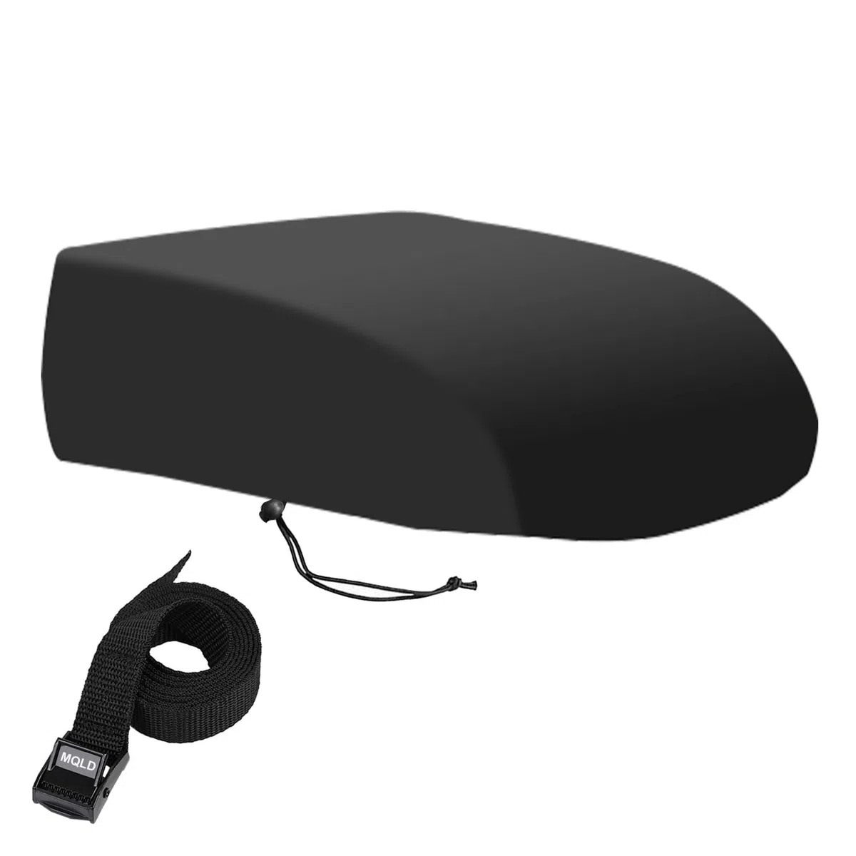 Cubierta de Aire Acondicionado RV, Vinilo Negro Impermeable Anti-UV, Compatible con Dometic Brisk II, Dobladillo de cordón, fácil de Limpiar