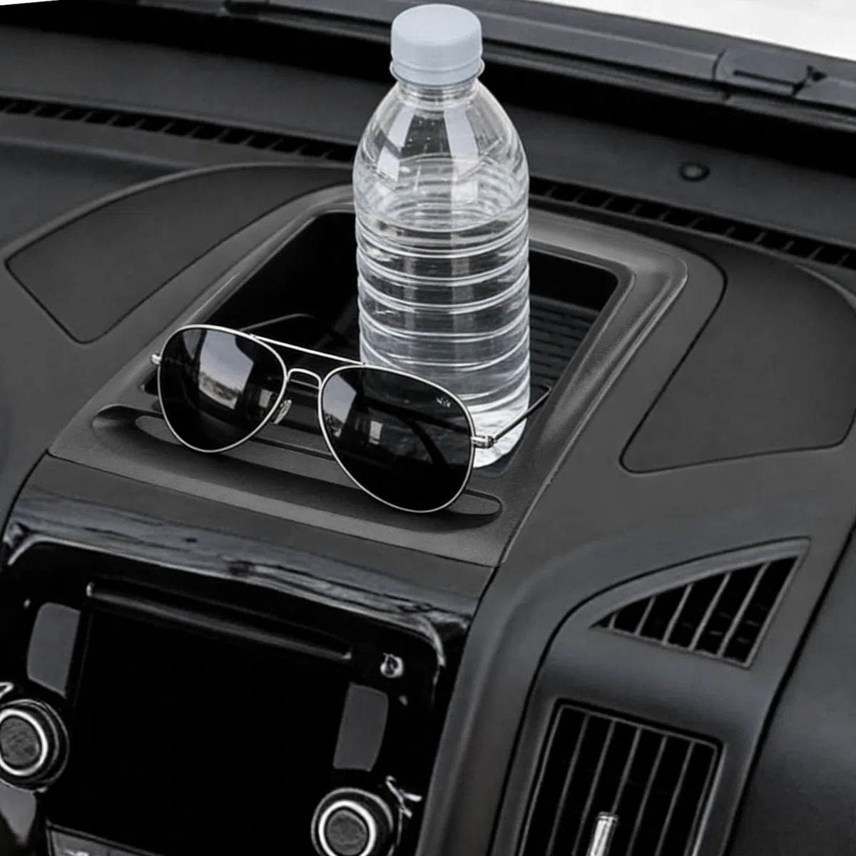 Caja de almacenamiento para tablero de instrumentos de auto compatible con Peugeot Boxer con FIAT Ducato con Citroen Relay (2014-2025), almacenamiento de tablero - Negro