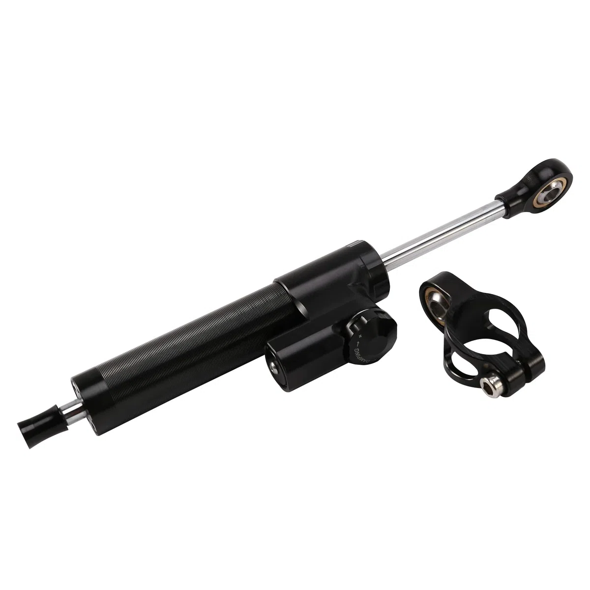 Regulador de dirección universal para motocicleta, estabilizador lineal, control seguro inverso CNC para MT09 MT07 YZF R1 R6 Negro, 500082134A3