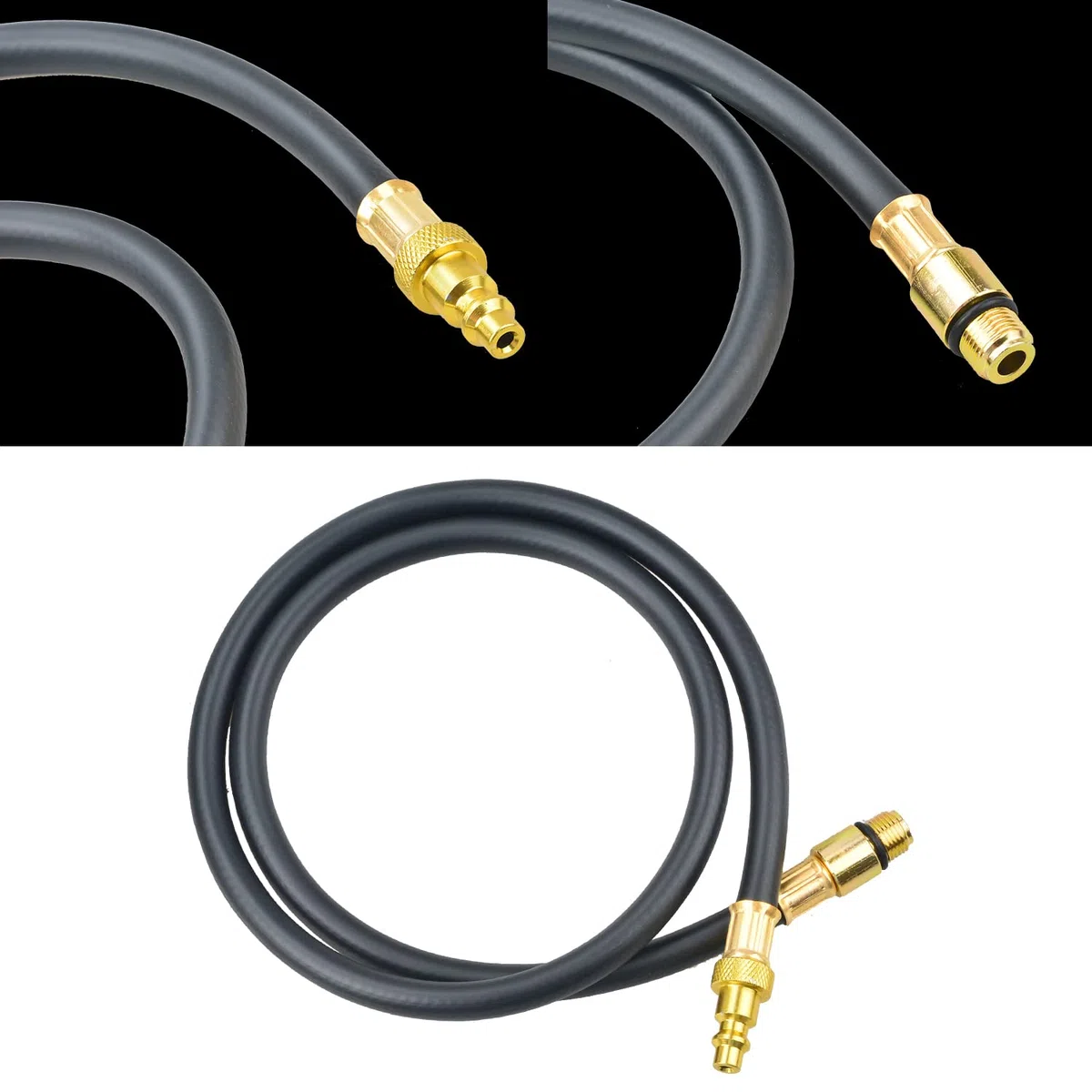 Kit de prueba y fuga de motor de cilindro, juego de probador de fugas de motor de gasolina con barra de extensión para prueba de presión
