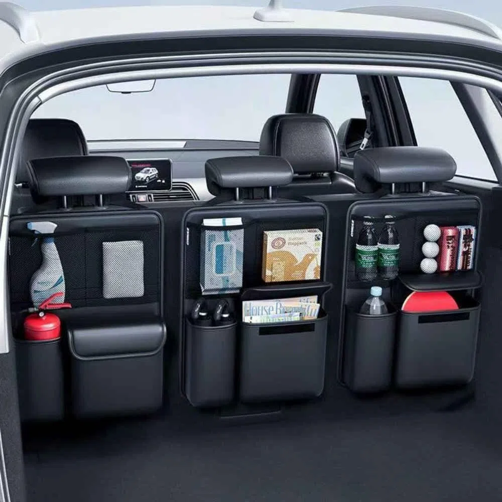 Organizador de Maletero de Coche Colgante para KGM Torres 2023 2024 2025 2026, Bolsa de Almacenamiento para Asiento Trasero, Ahorro de Espacio,normal-3pcs