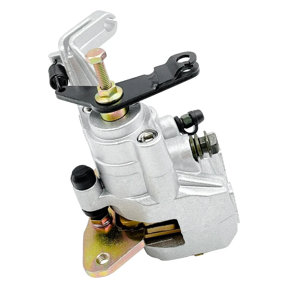 Pinza de freno trasero con pastillas para Yama-ha Raptor 125 250 350 YFM 125 250 350 con freno de estacionamiento #5YT-2580W-10-00 5YT-2580W-00-00