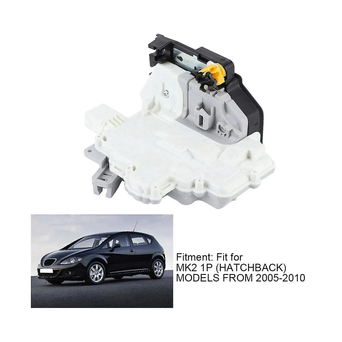 1P0839016 Reemplazo de bloqueo central de cerradura de puerta trasera derecha del motor del actuador de cerradura de puerta para Leon II 1P1 2005-2012 5P1 5P2 5P5 5P8,1F7 1F8 2006-2015 1P0 839 016