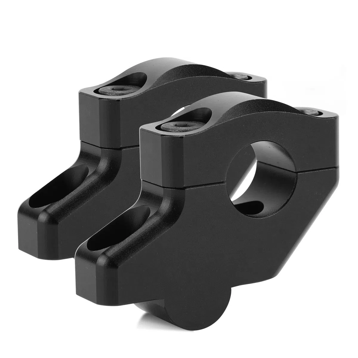 Elevador De Manillar Moto para Triumph para Bonneville T100 2001-2024 Elevadores Abrazadera Montaje Manillar con Desplazamiento 1" para Motocicleta Accesorio Compatible Elevador Manillar(Black)