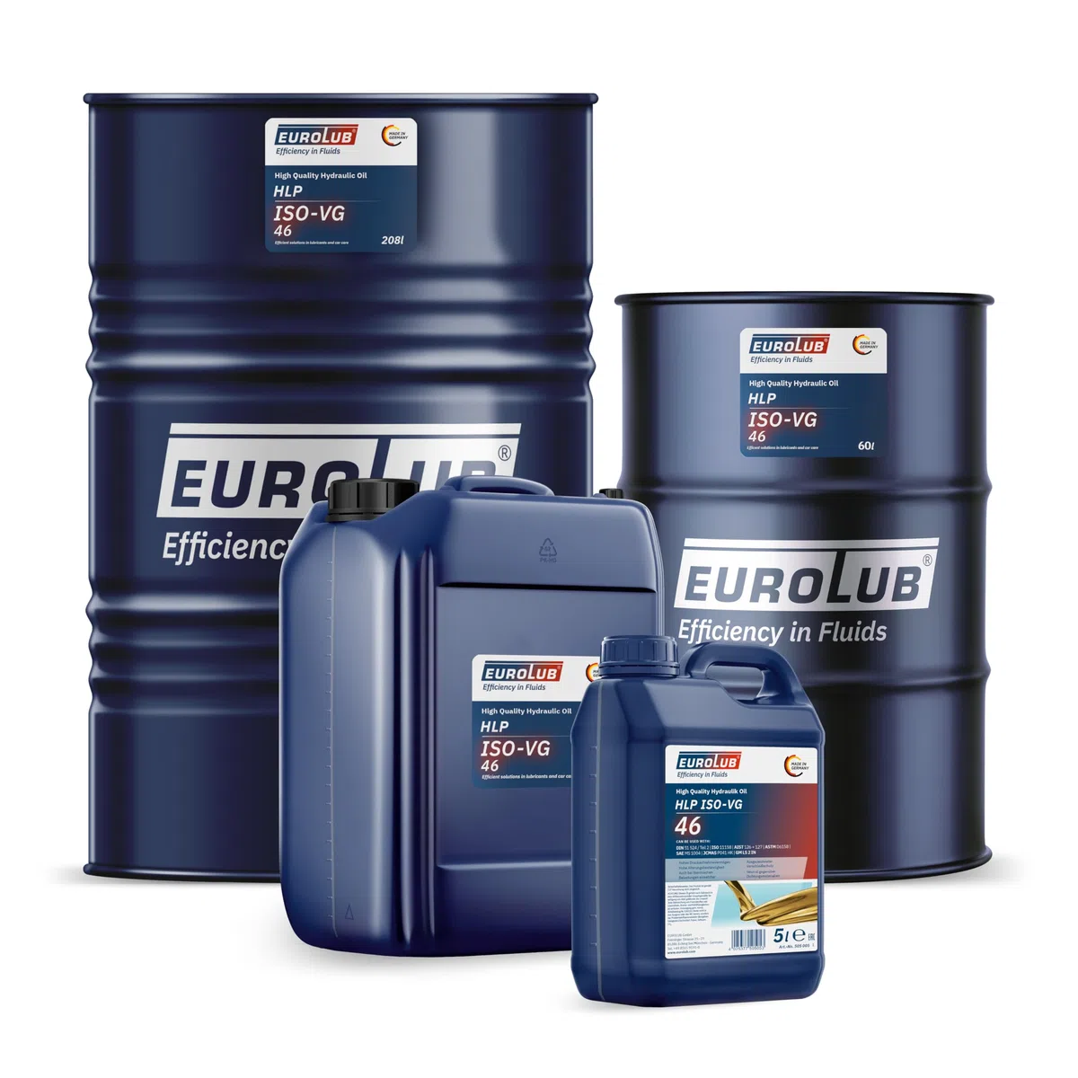 EUROLUB HLP ISO-VG 46 - Aceite hidráulico, 5 l