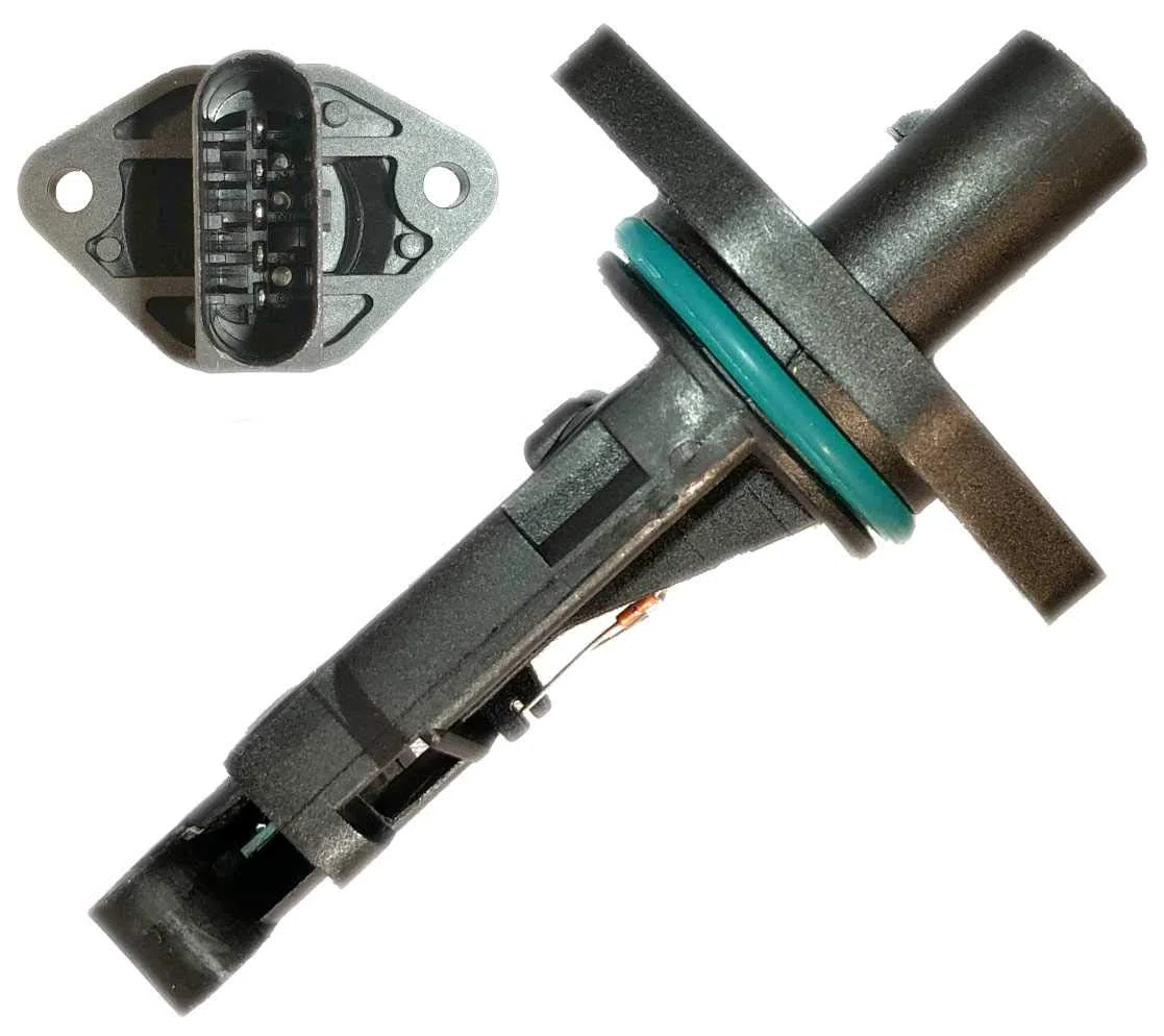 Twowinds - Caudalímetro Compatible con Audi A3 A4 A6, Seat Ibiza Leon Toledo Alhambra, VW Golf 4 New Beetle Polo - 0281002461-0986284007 - Medidor Masa Aire - Flujometro (llave incluida)