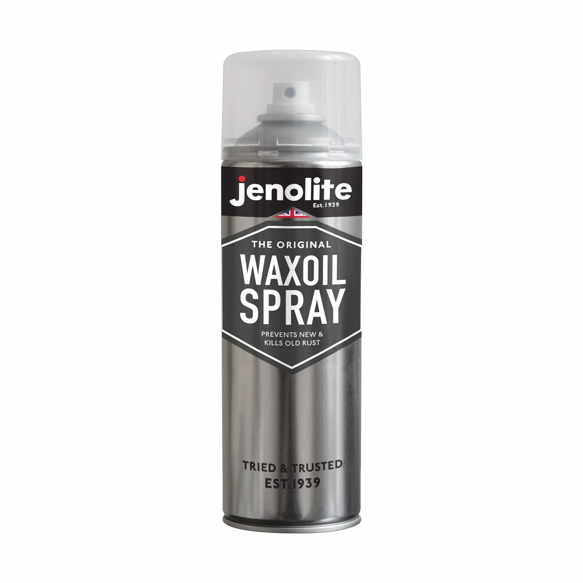 JENOLITE Waxoil Spray de prevención y protección contra el óxido | Claro | Aerosol de protección contra la corrosión para automóviles, Bicicletas y Motocicletas | 3 x 500ml